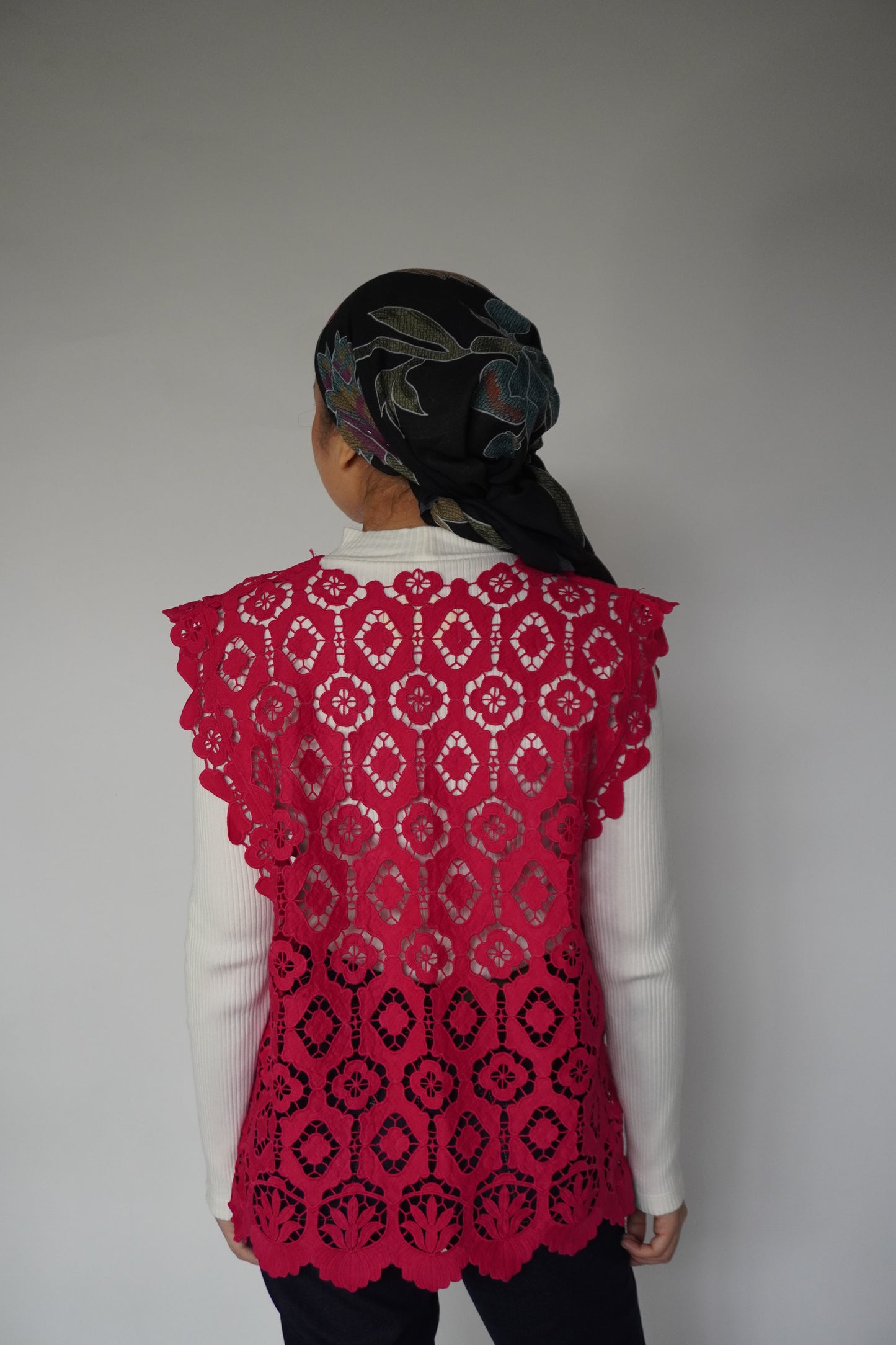 Baju Renda Pink TIGA-9
