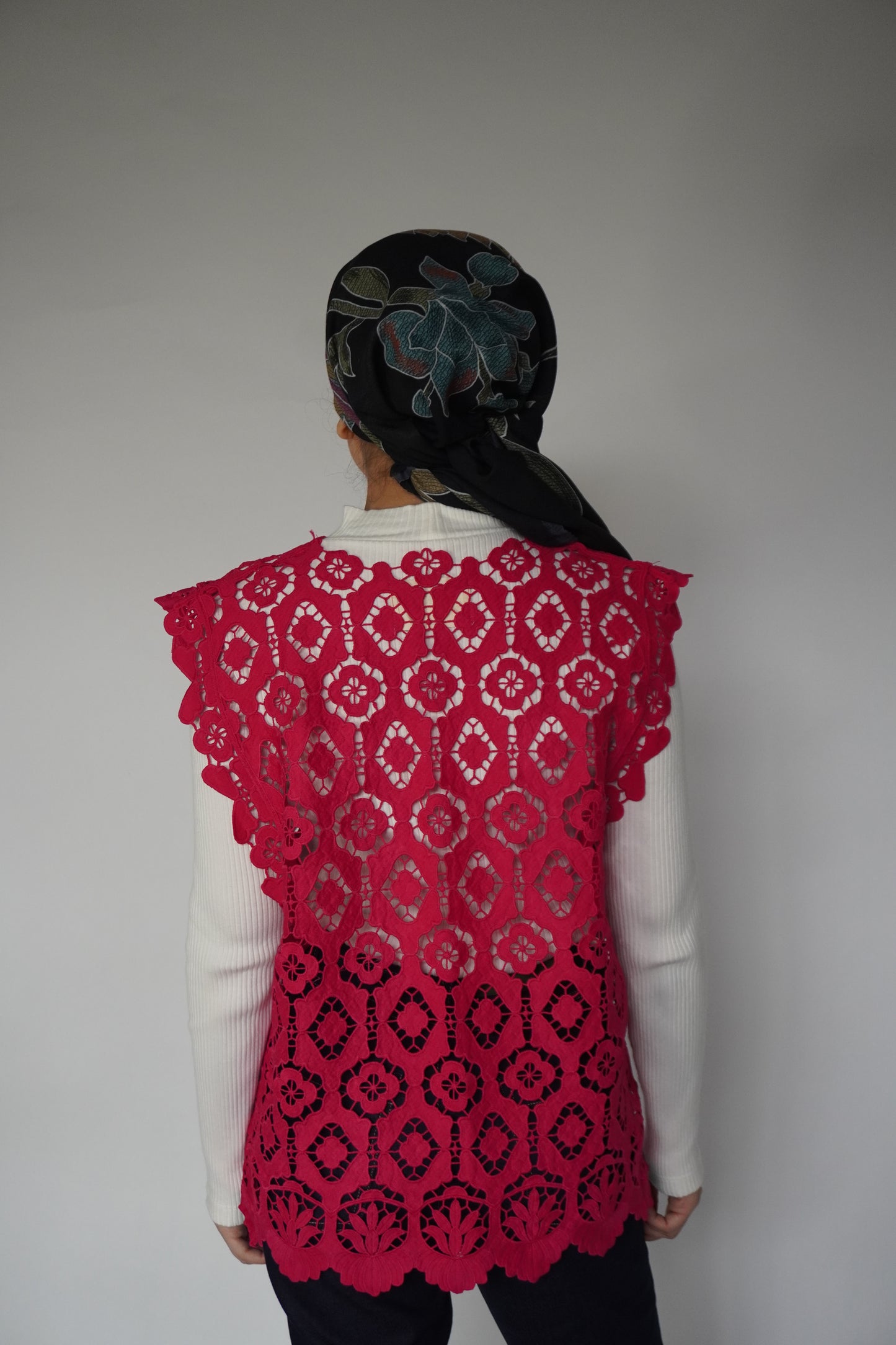 Baju Renda Pink TIGA-9