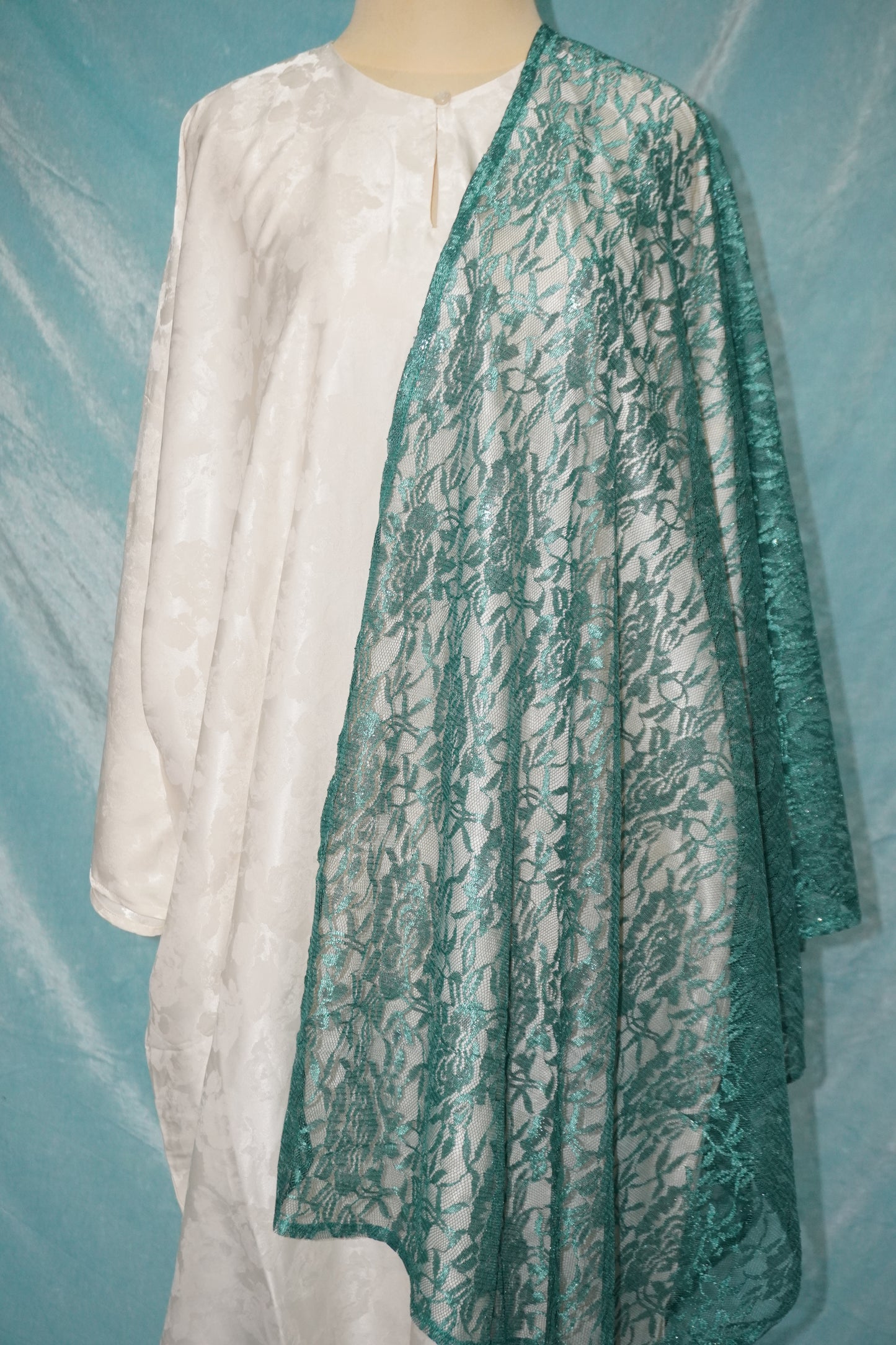 Selendang Alun Kilat Hijau