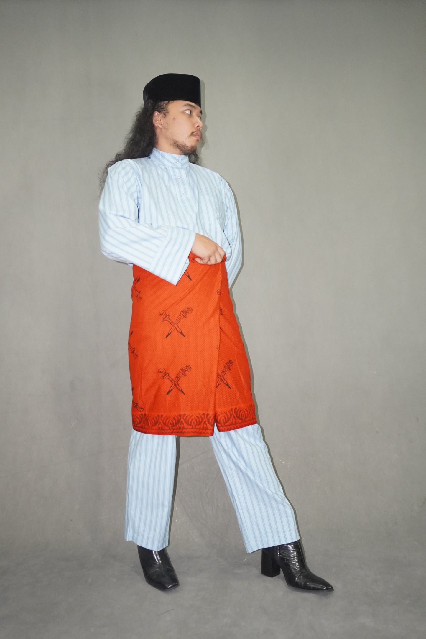 Baju Melayu Belantara Biru