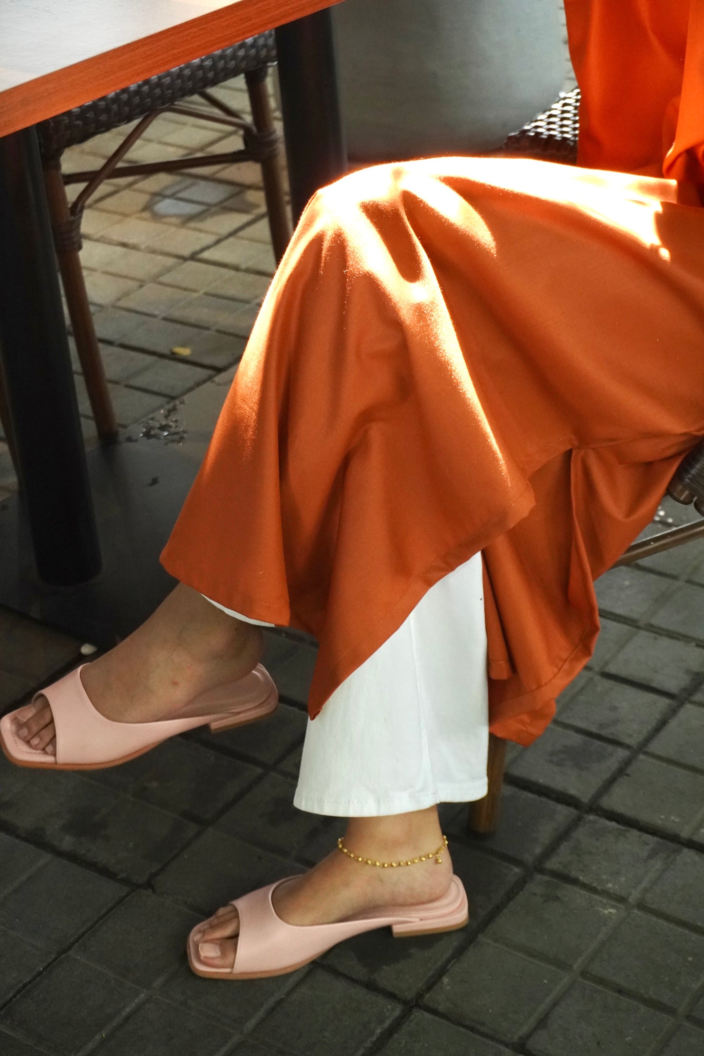 Baju Santai Burnt Orange