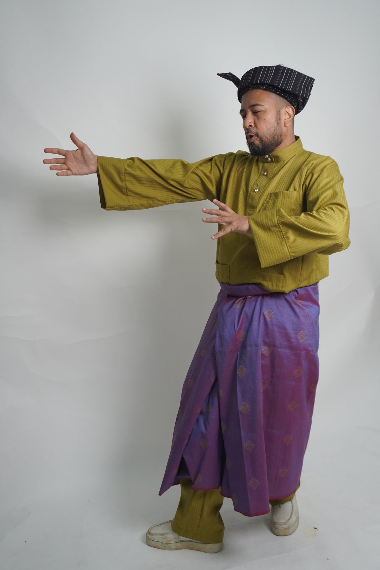Baju Melayu Belantara Hijau Muda