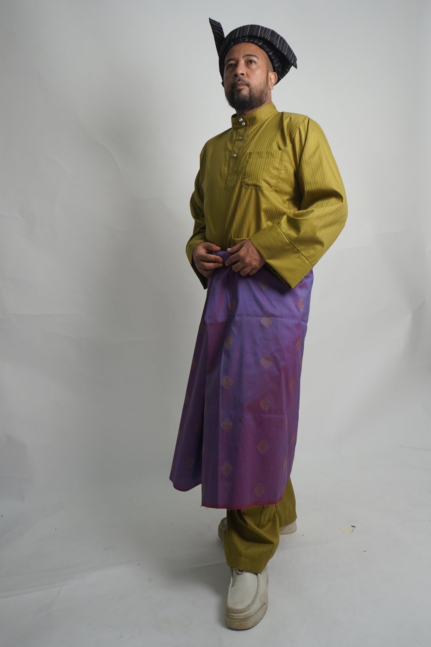 Baju Melayu Belantara Hijau Muda