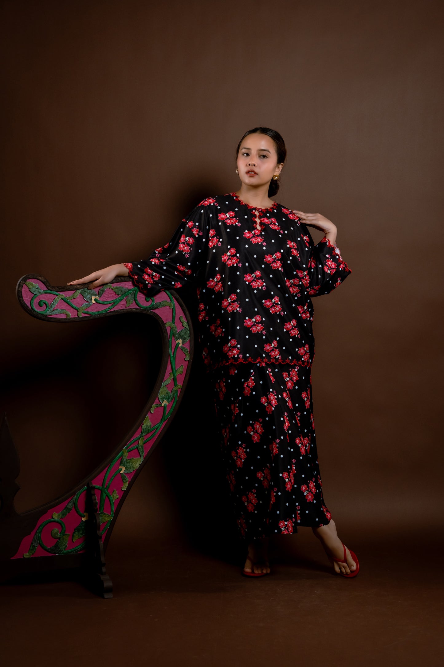 Kurung Rindu Bertaut Set Hitam