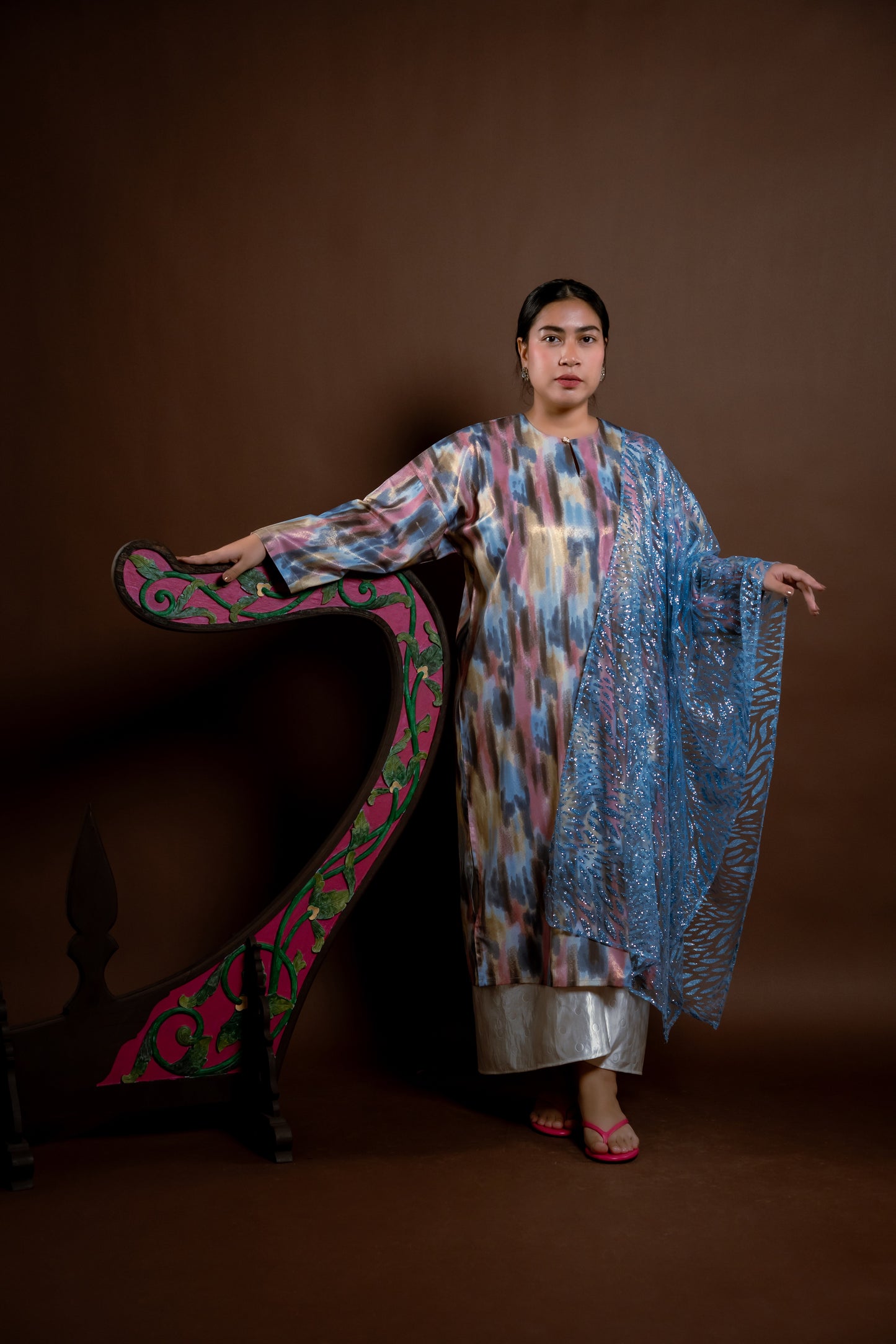 Selendang Rindu Permata Biru