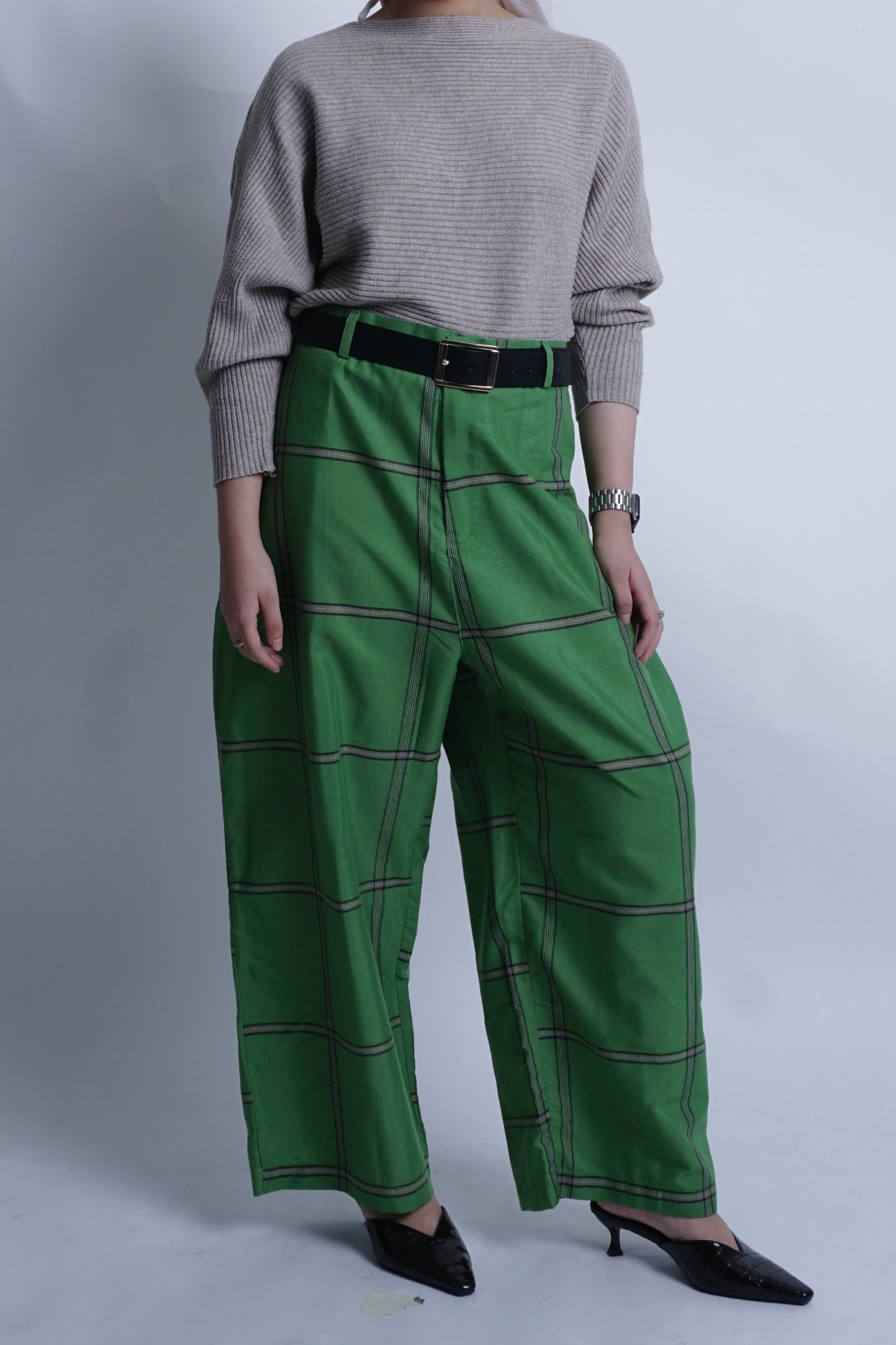 D'SLUAR Garis Besar Hijau Neon