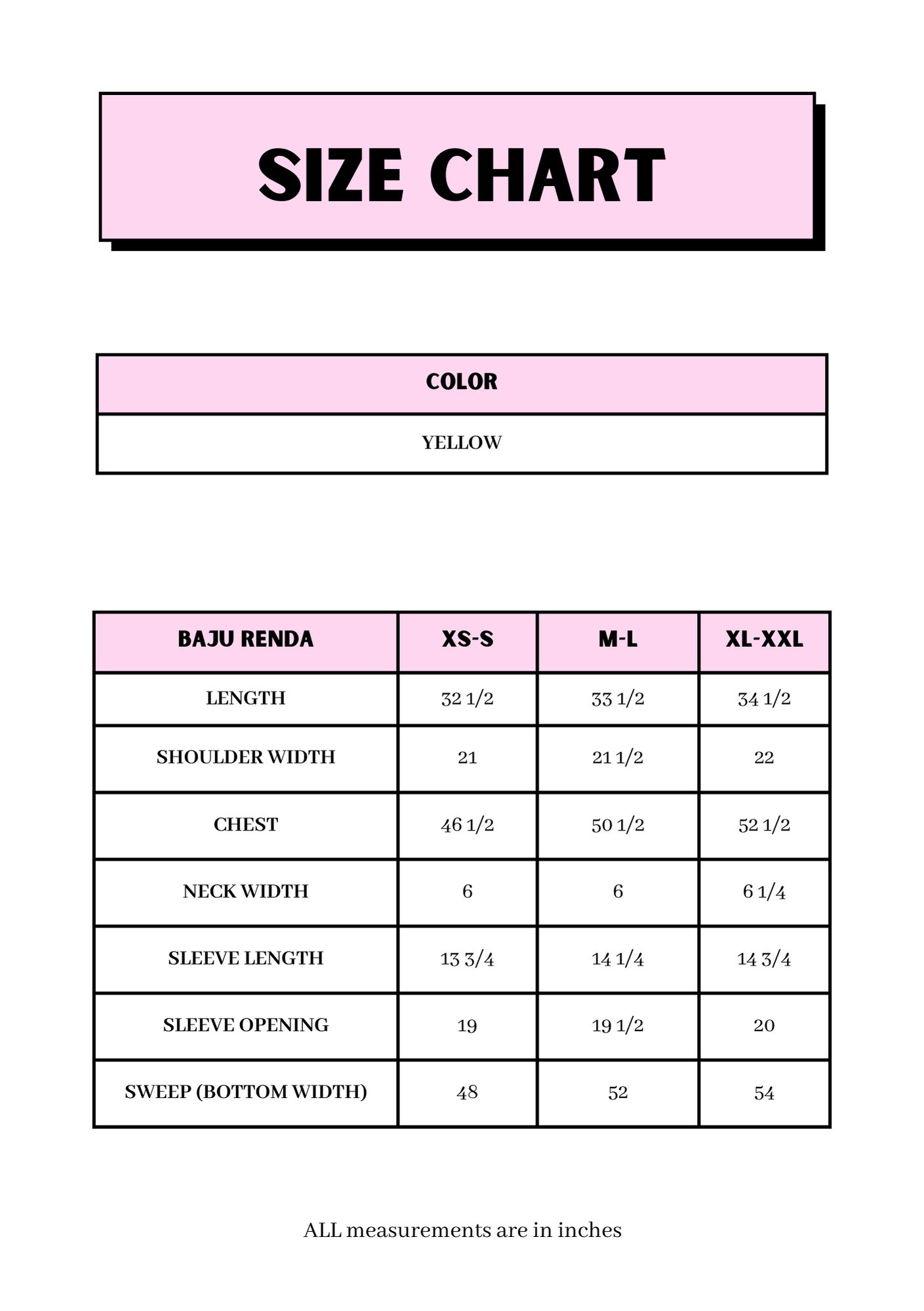 Getaran Baju Renda Kuning