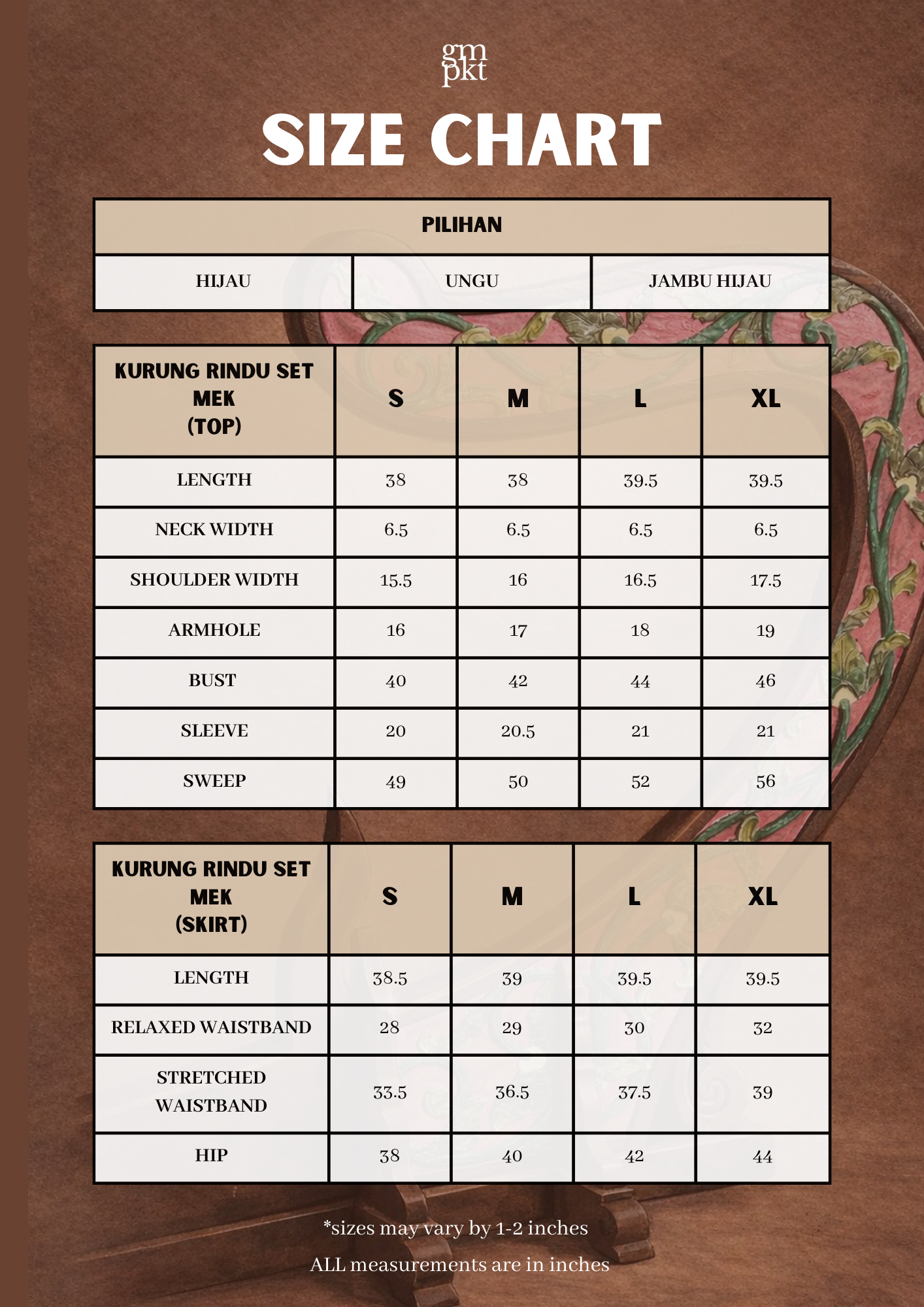 Kurung Rindu Set Mek Jambu Hijau