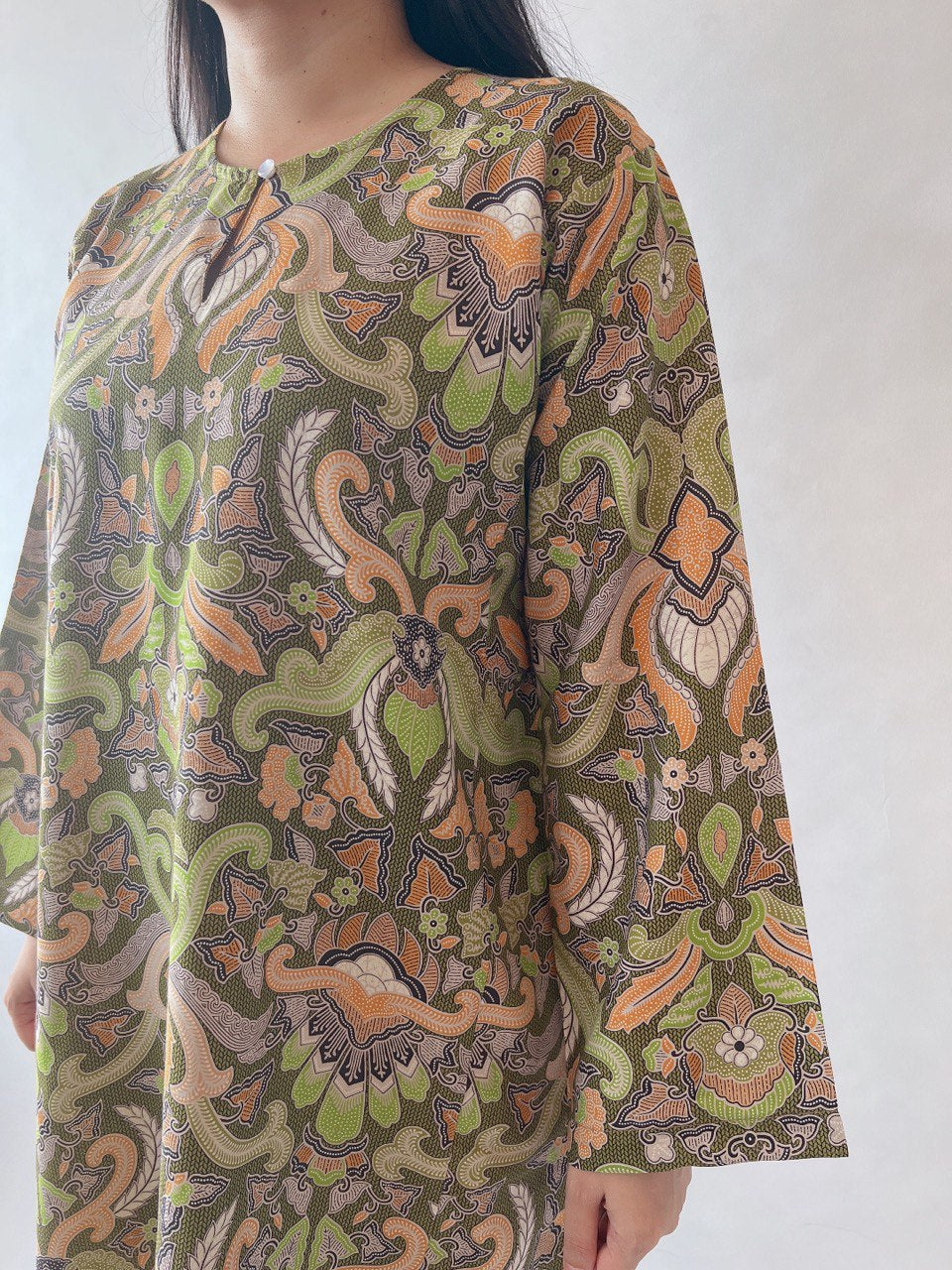 Baju Kurung Batik Nusantara Madu
