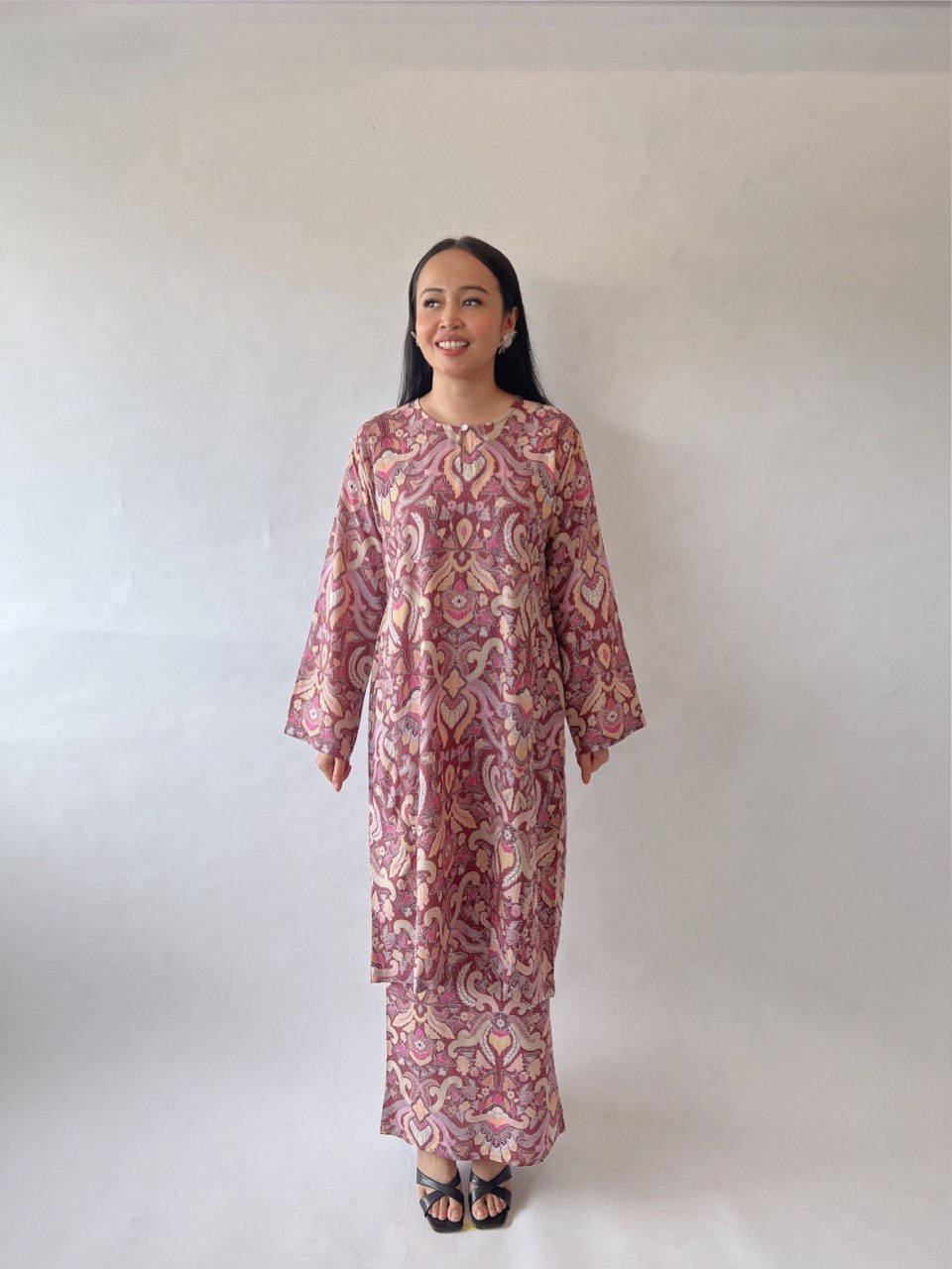 Baju Kurung Batik Nusantara Merak