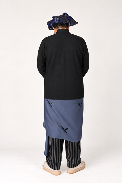 Edisi Khas Batik Siri Kedua : Kain Lepas Keris Biru Cair
