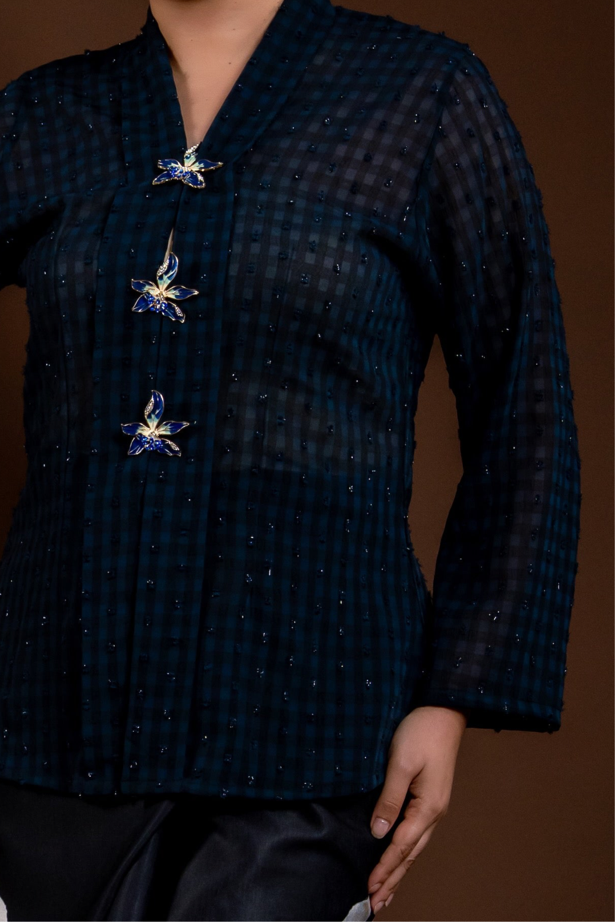 Baju Kebaya Rindu Dewi Biru