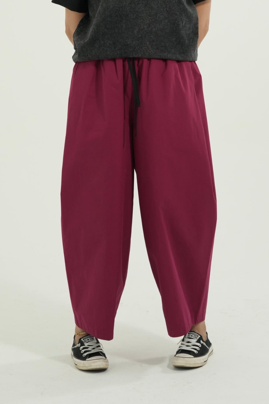 Anak Malaysia 2026 Collection: Maroon Barrel Pants