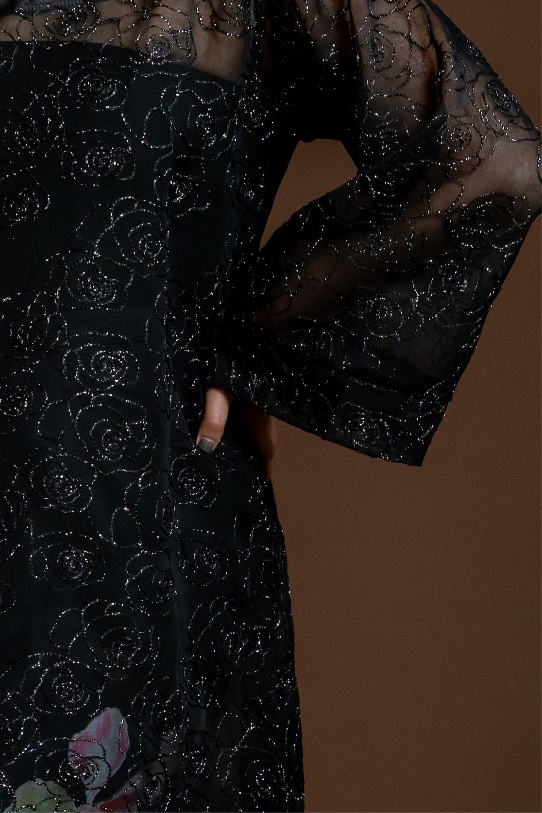 Baju Kurung Rindu Kasih Hitam