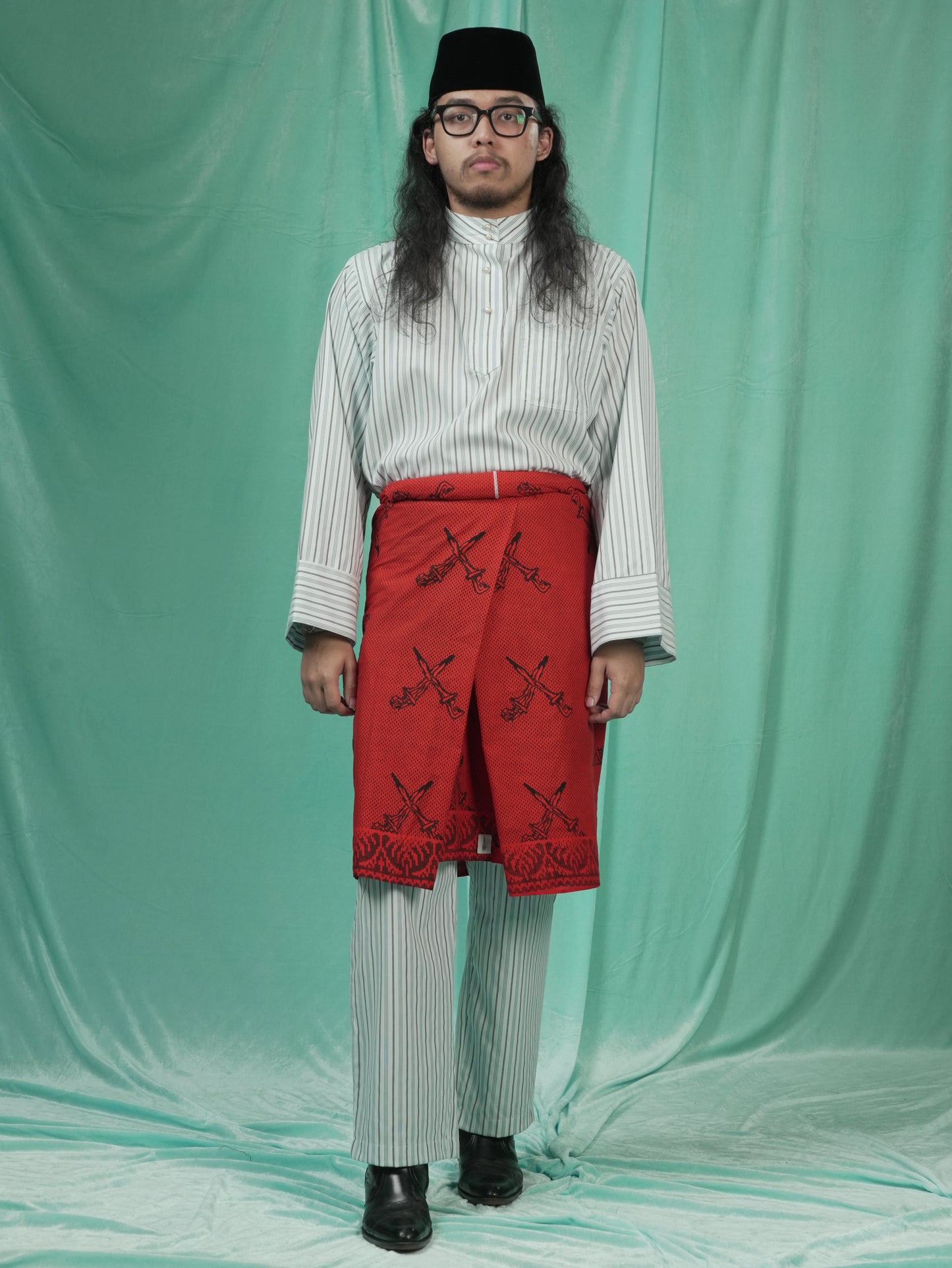 Baju Melayu Belantara Putih