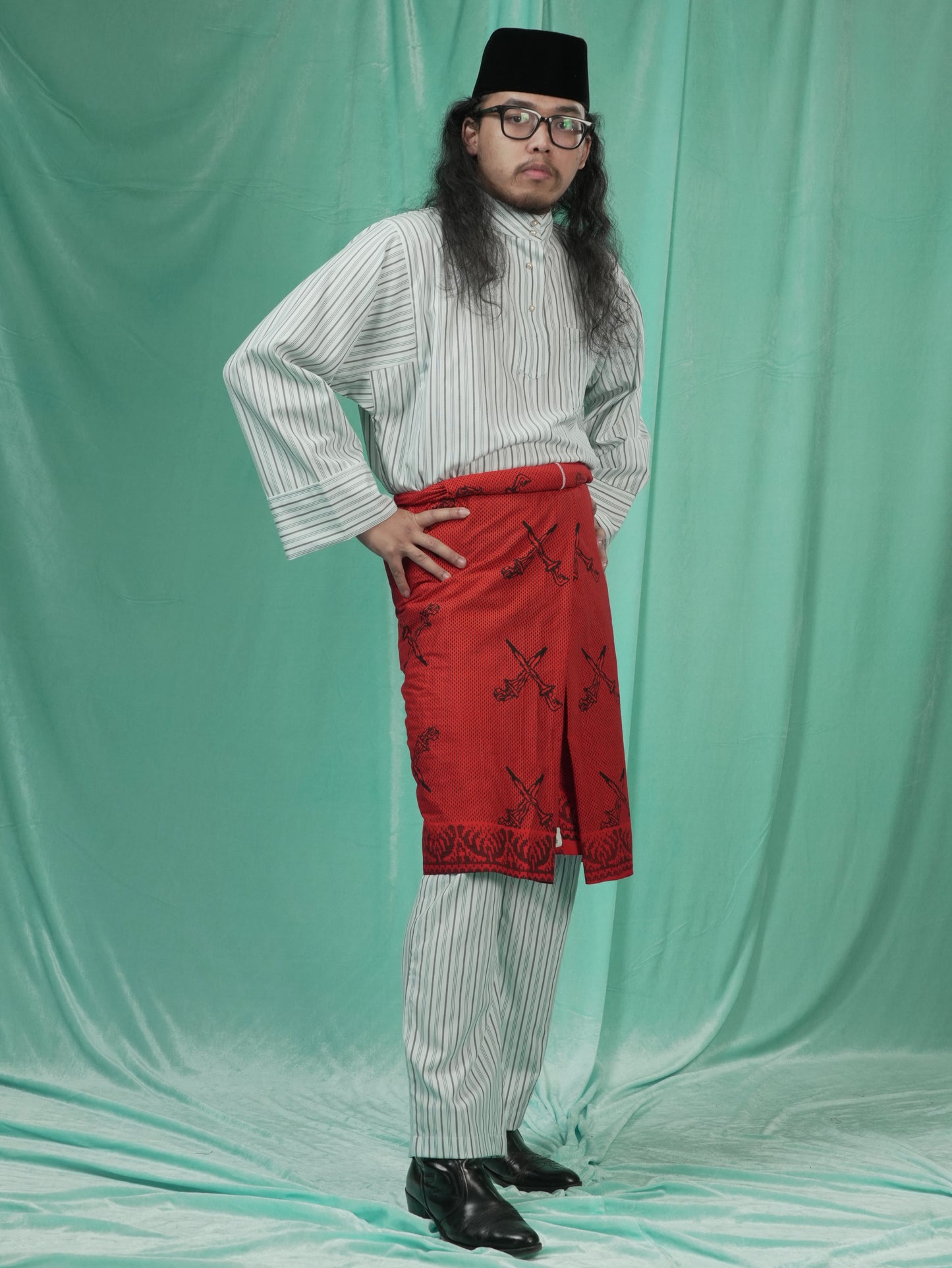 Baju Melayu Belantara Putih