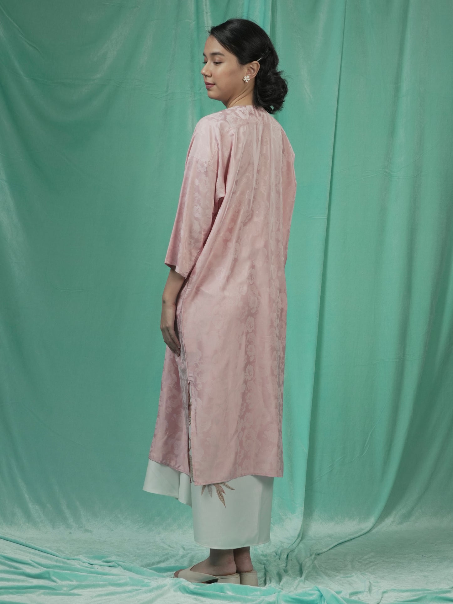 Kilat Kaftan Kurung Jambu