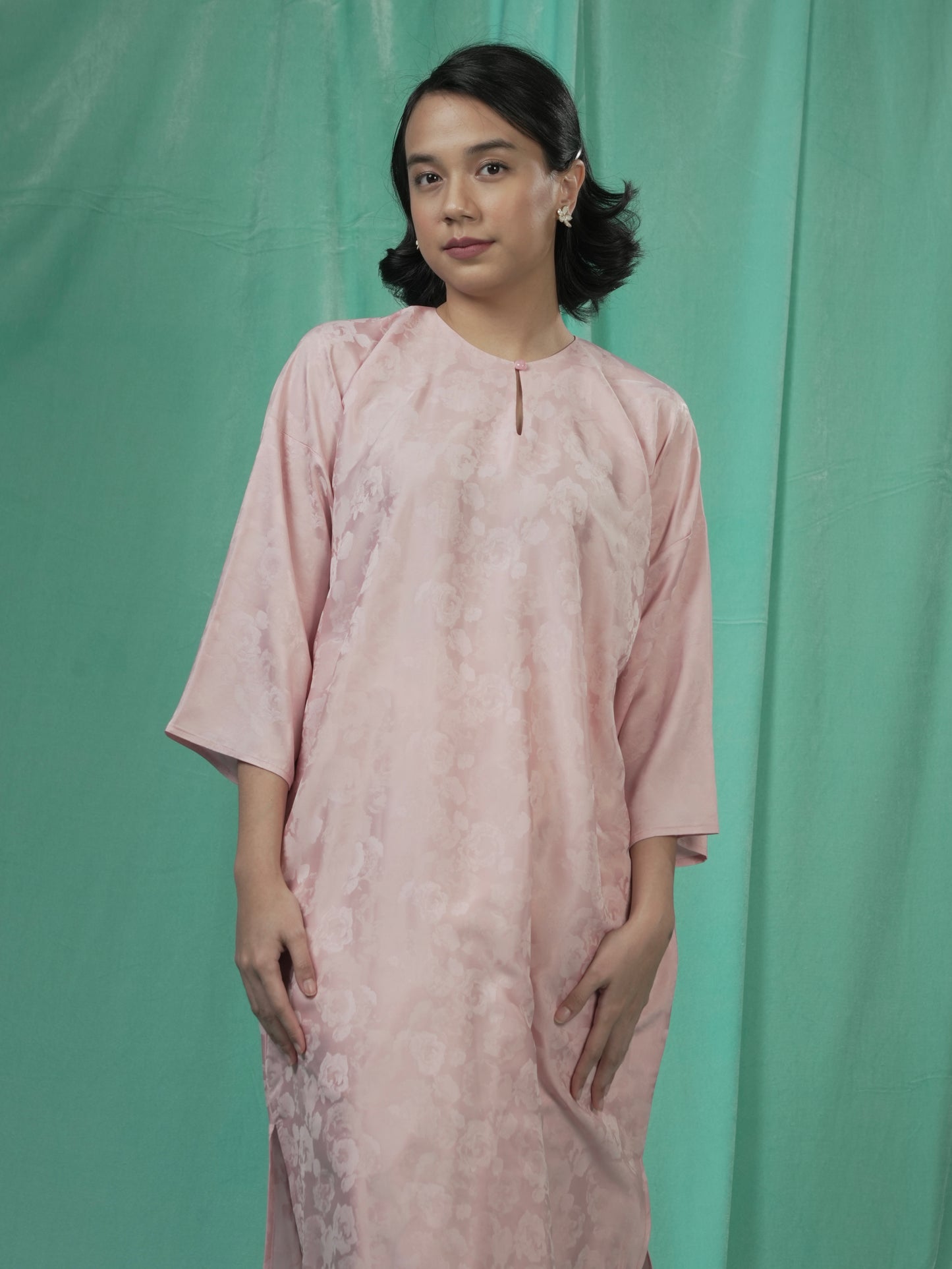 Kilat Kaftan Kurung Jambu