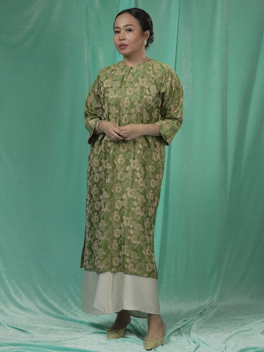 Kilat Kaftan Kurung Hijau