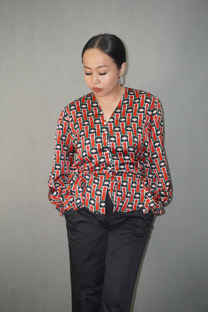 Baju Rogaya Hijau Merah