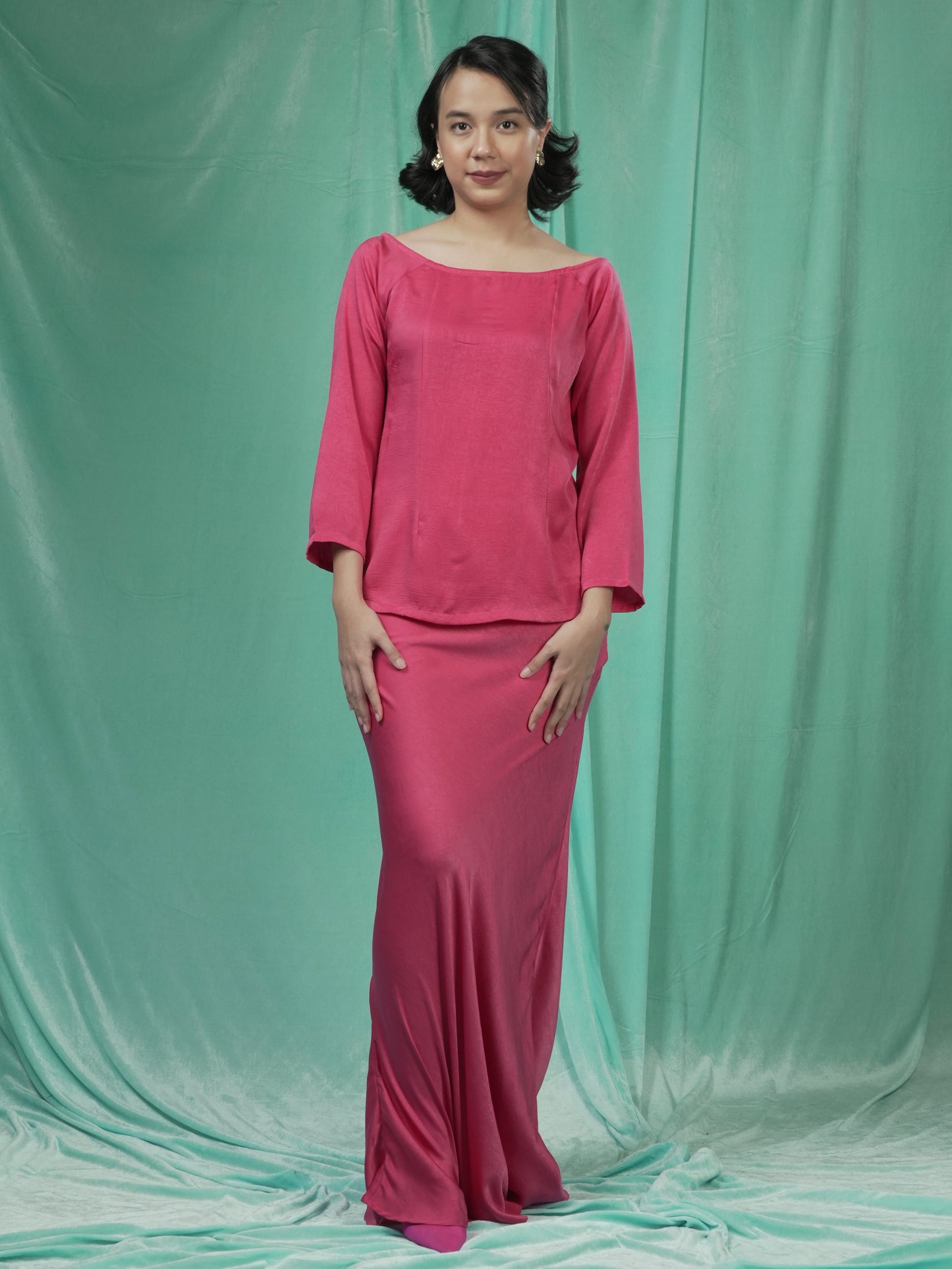 Baju Lengkung Set Jambu