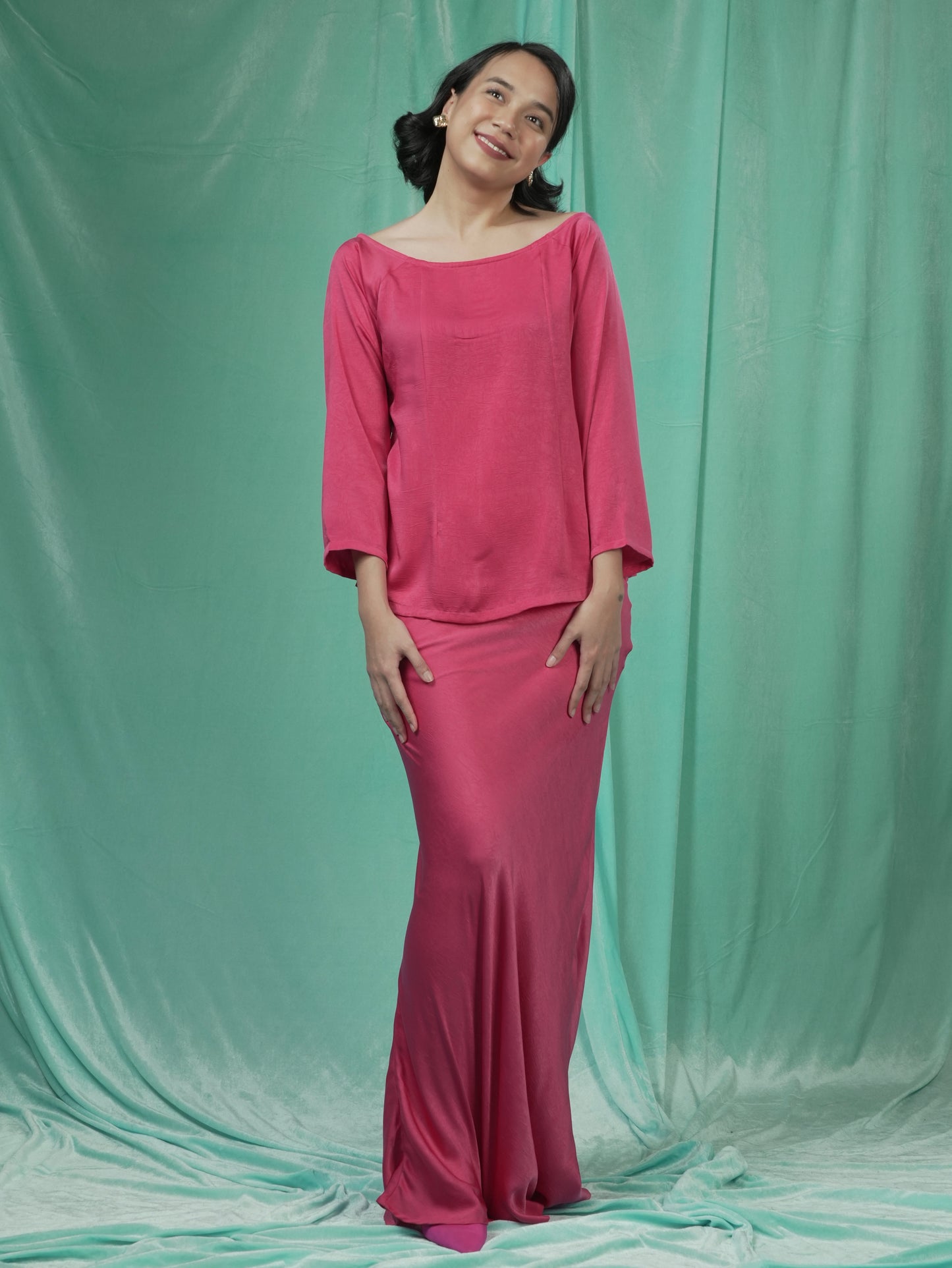 Baju Lengkung Set Jambu