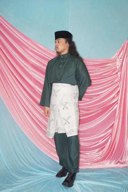 Baju Melayu Belantara Hijau