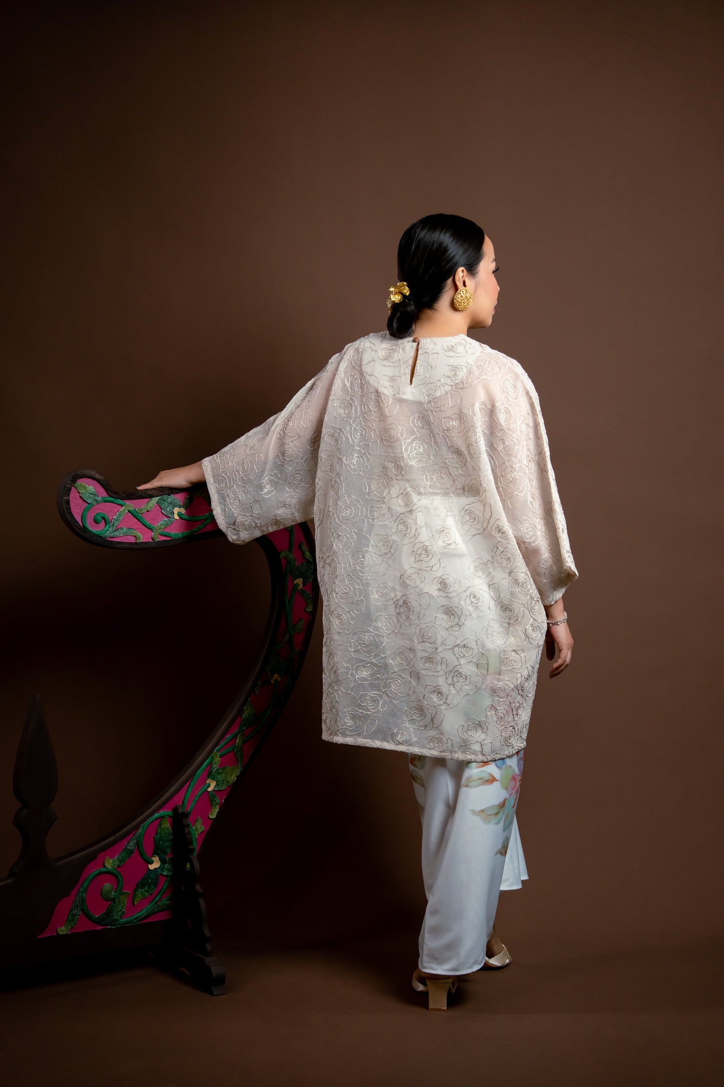 Baju Kurung Rindu Sayang Krim