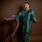 Kurung Rindu Memikat Set Biru Perak