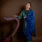 Kurung Rindu Memikat Set Biru Perak