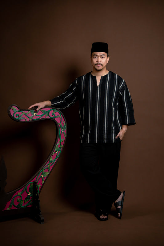 Baju Rindu Atas Jalur Hitam