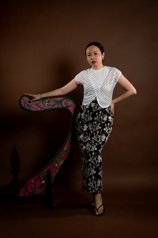 Kebaya Rindu Harapan Lengan Pendek
