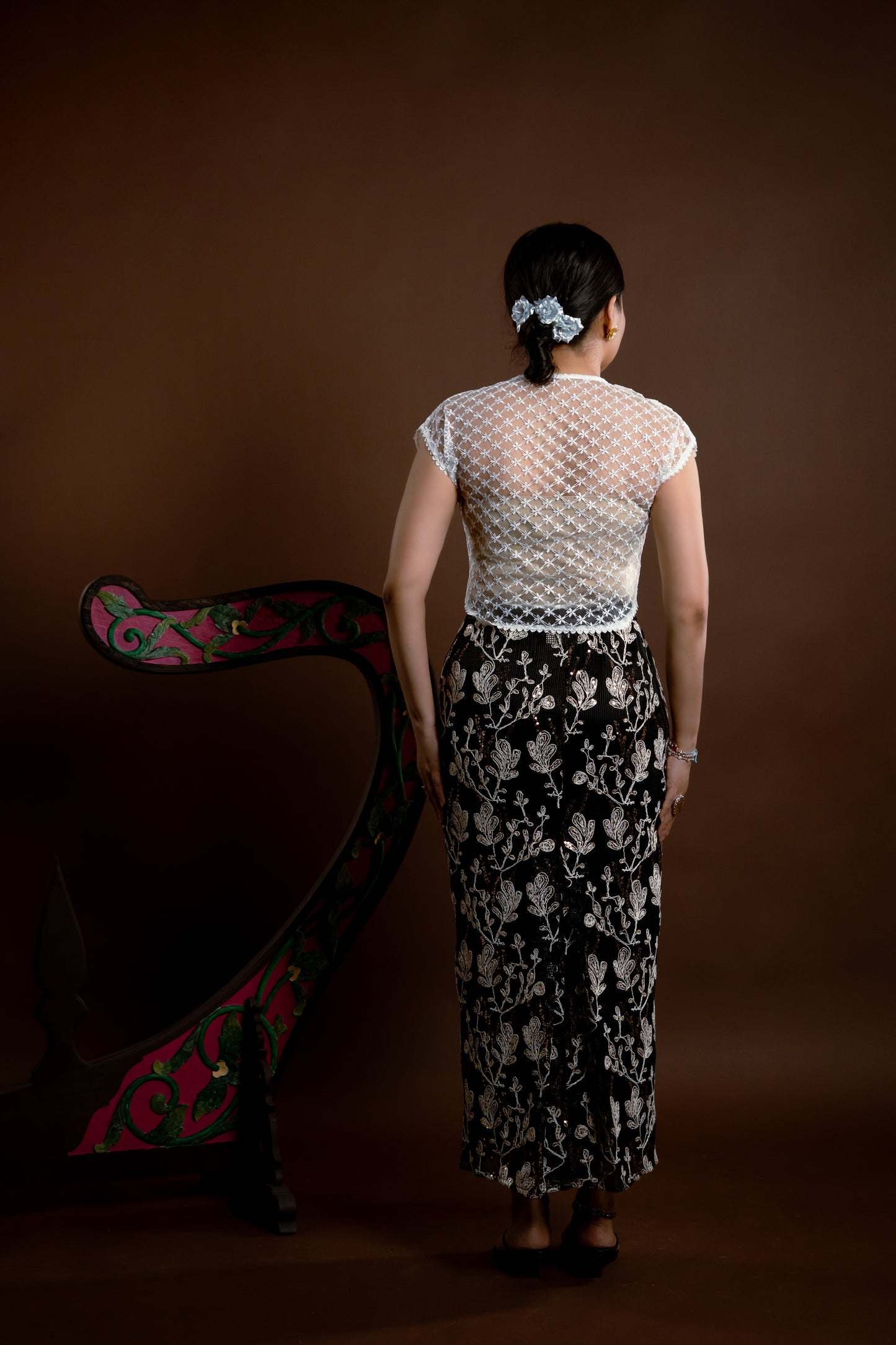 Kebaya Rindu Harapan Lengan Pendek