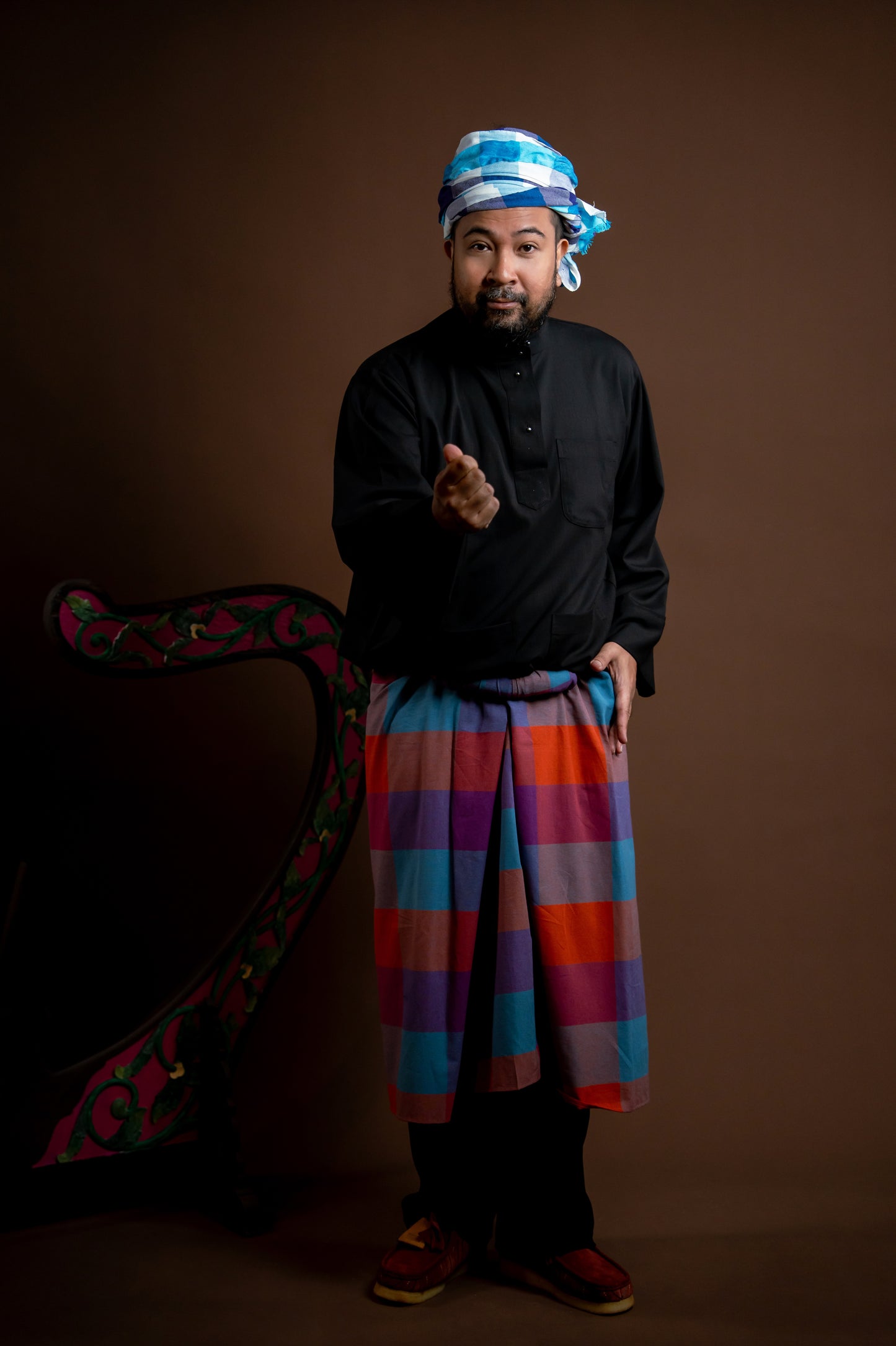 Baju Melayu Rindu Jelas Hitam
