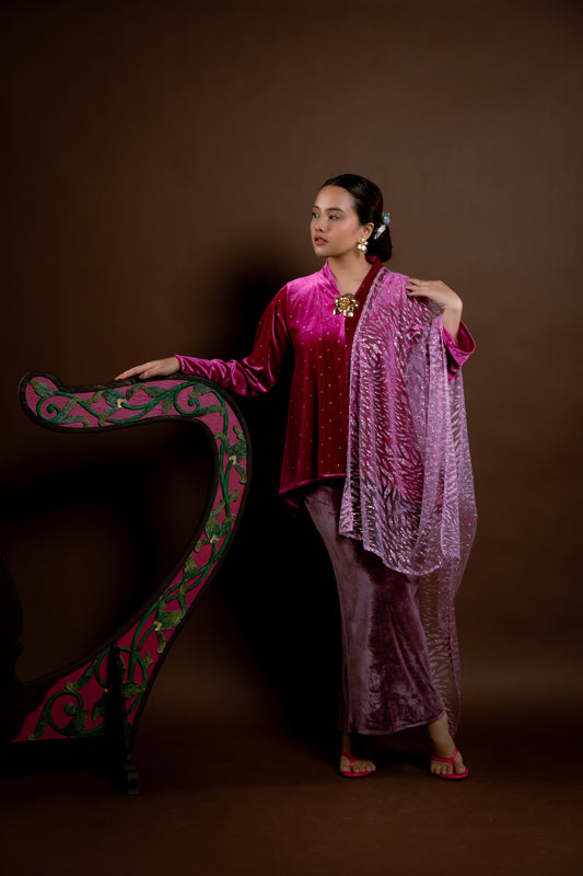 Kebaya Rindu Set Baldu Jambu