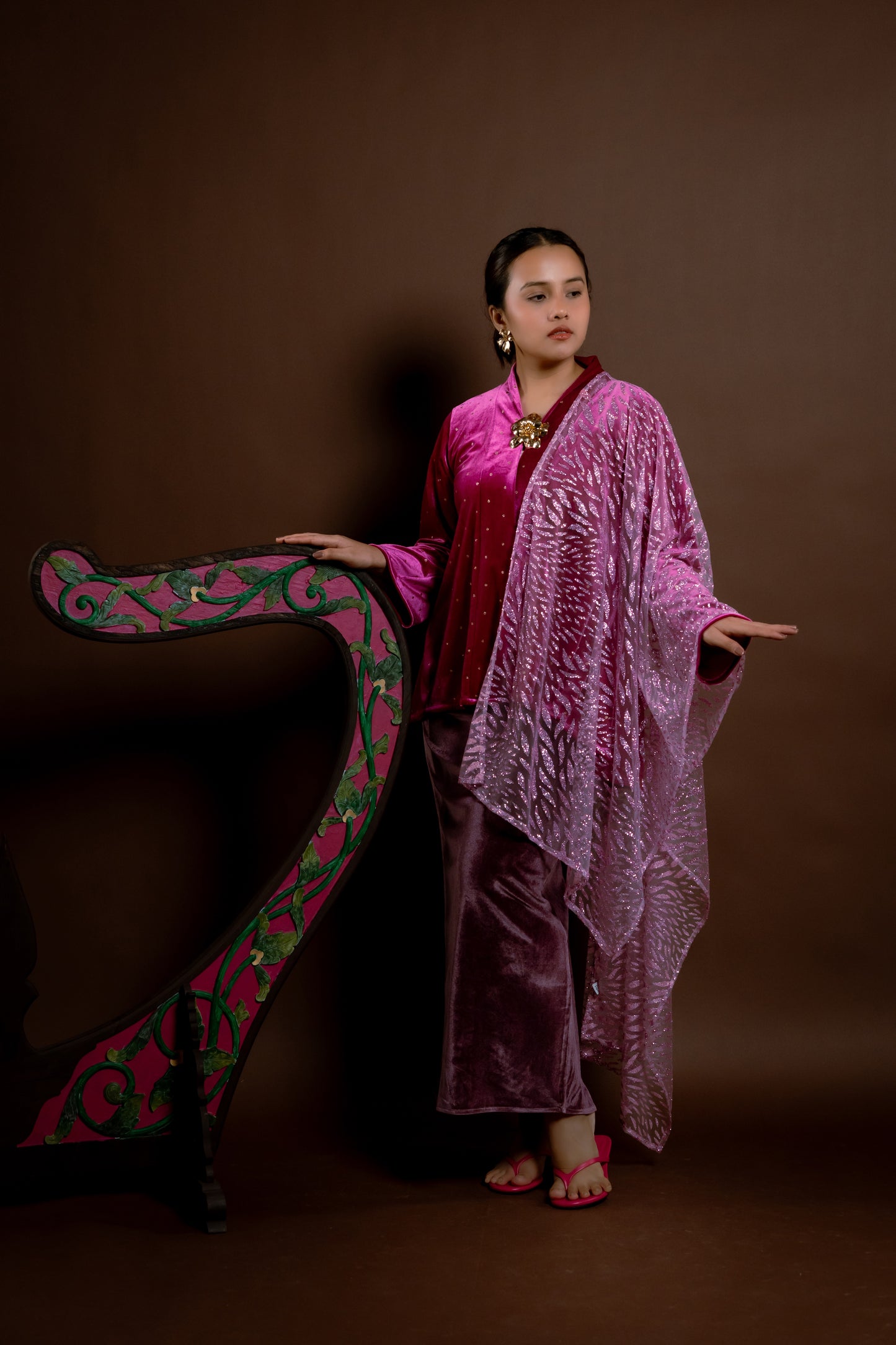 Kebaya Rindu Set Baldu Jambu