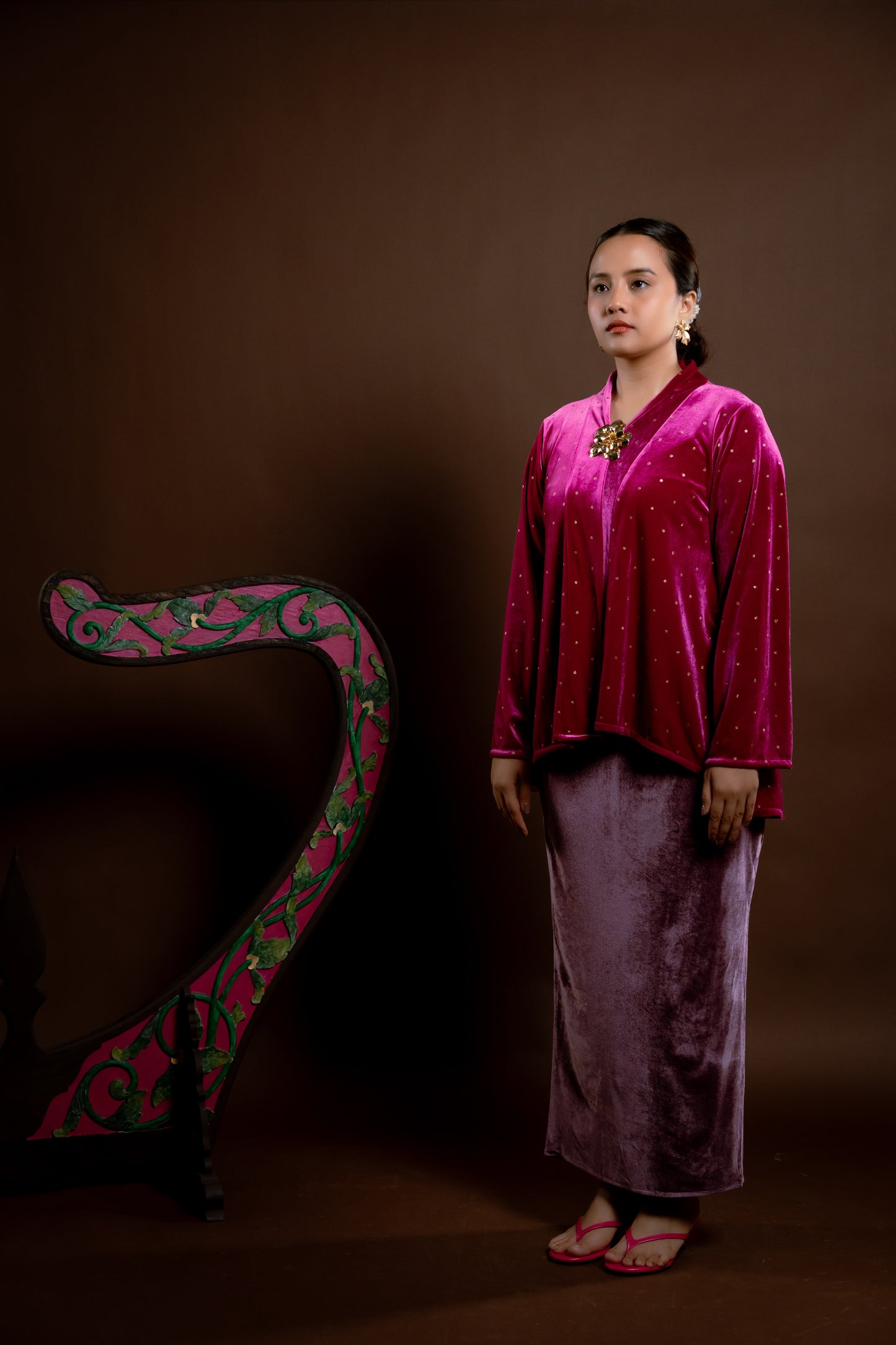 Kebaya Rindu Set Baldu Jambu