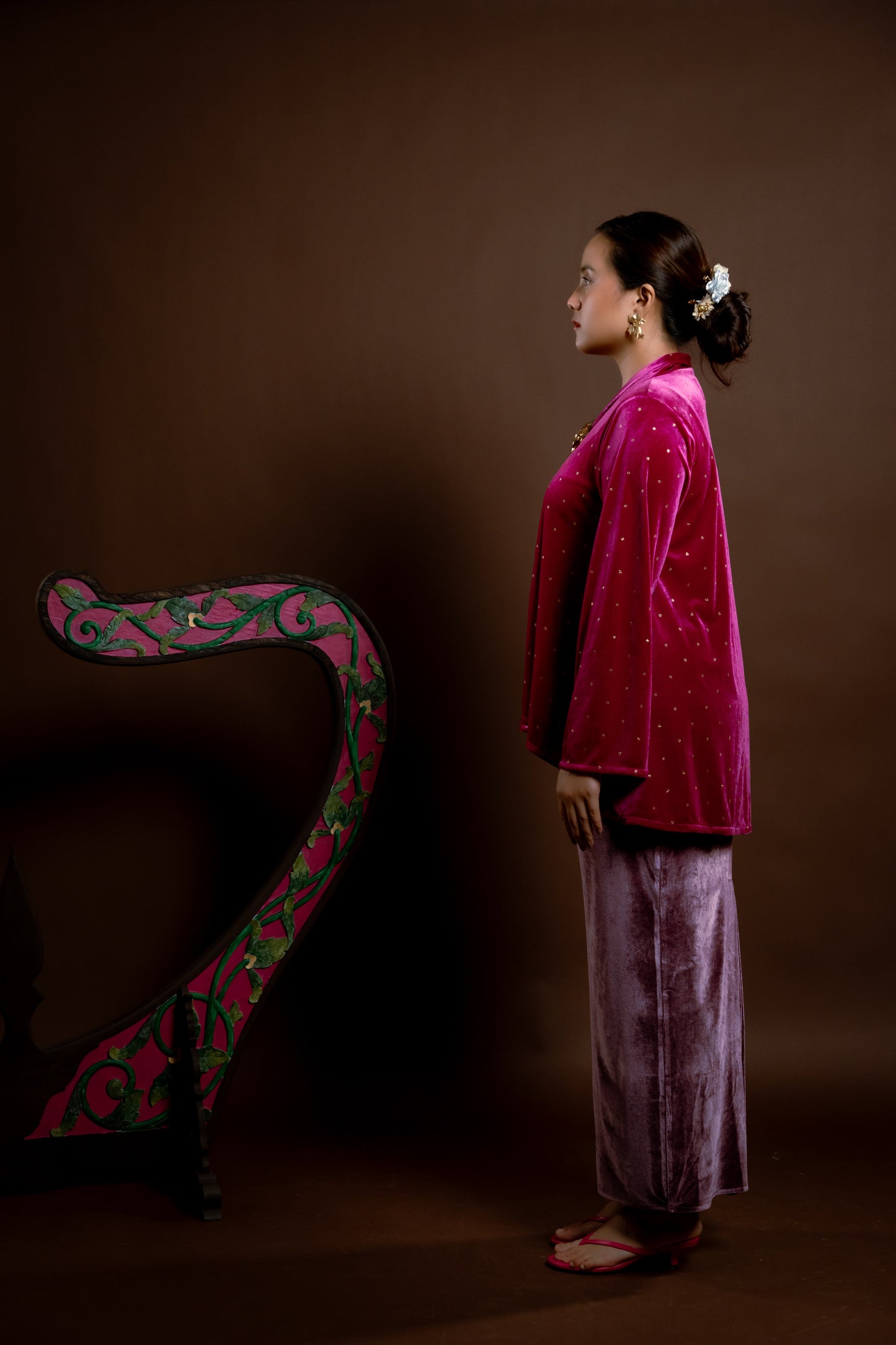 Kebaya Rindu Set Baldu Jambu