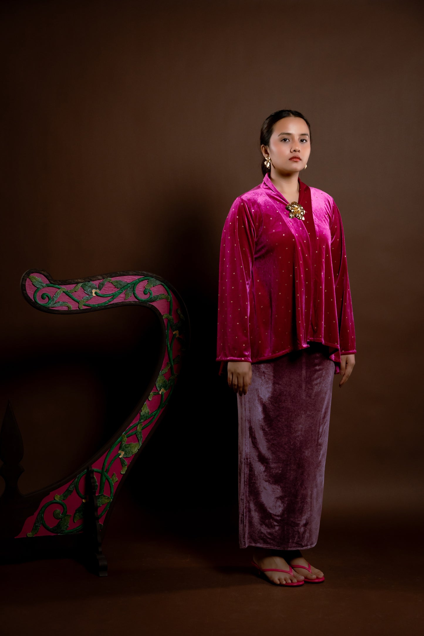 Kebaya Rindu Set Baldu Jambu