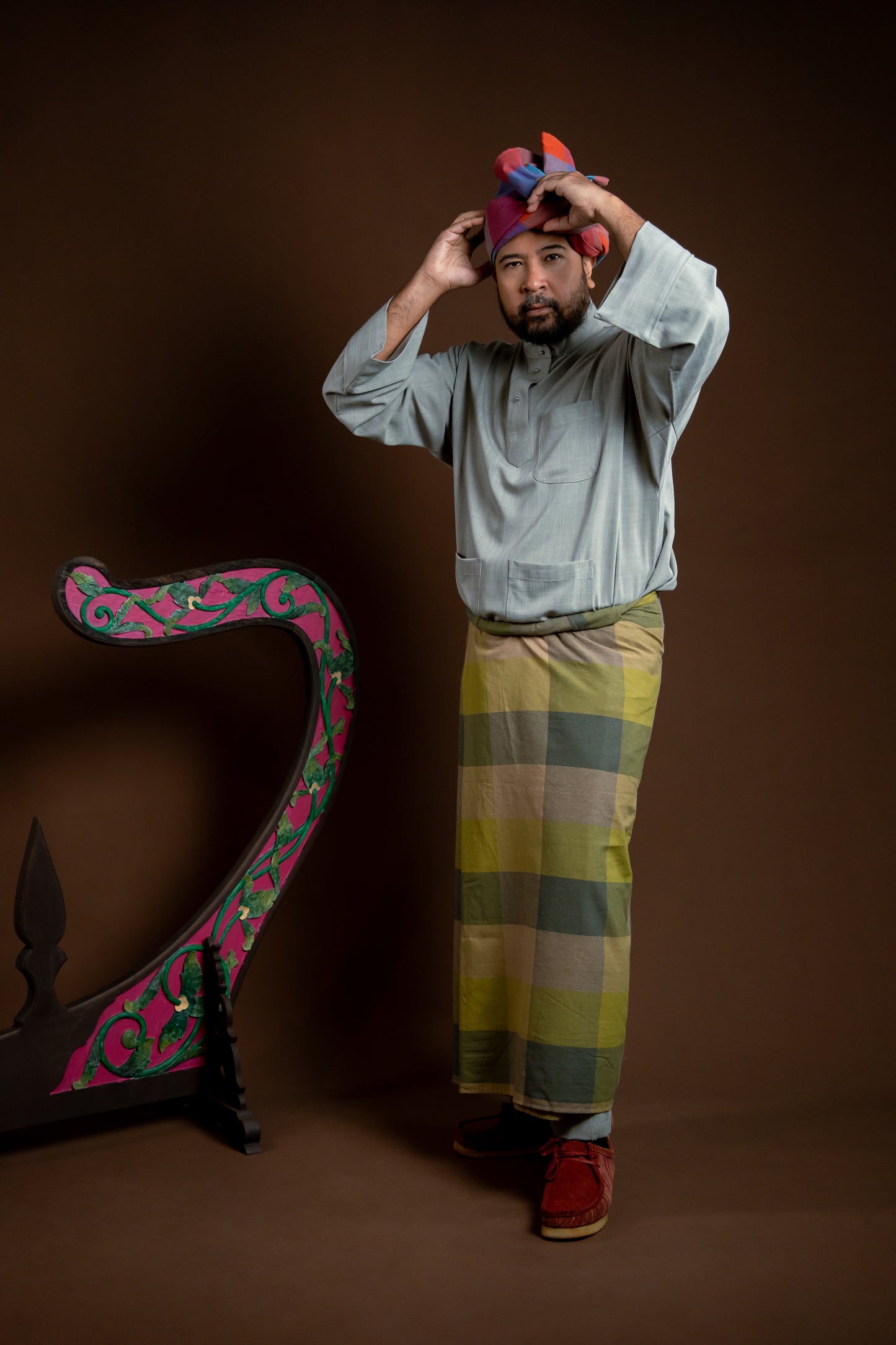 Baju Melayu Rindu Jelas Kelabu