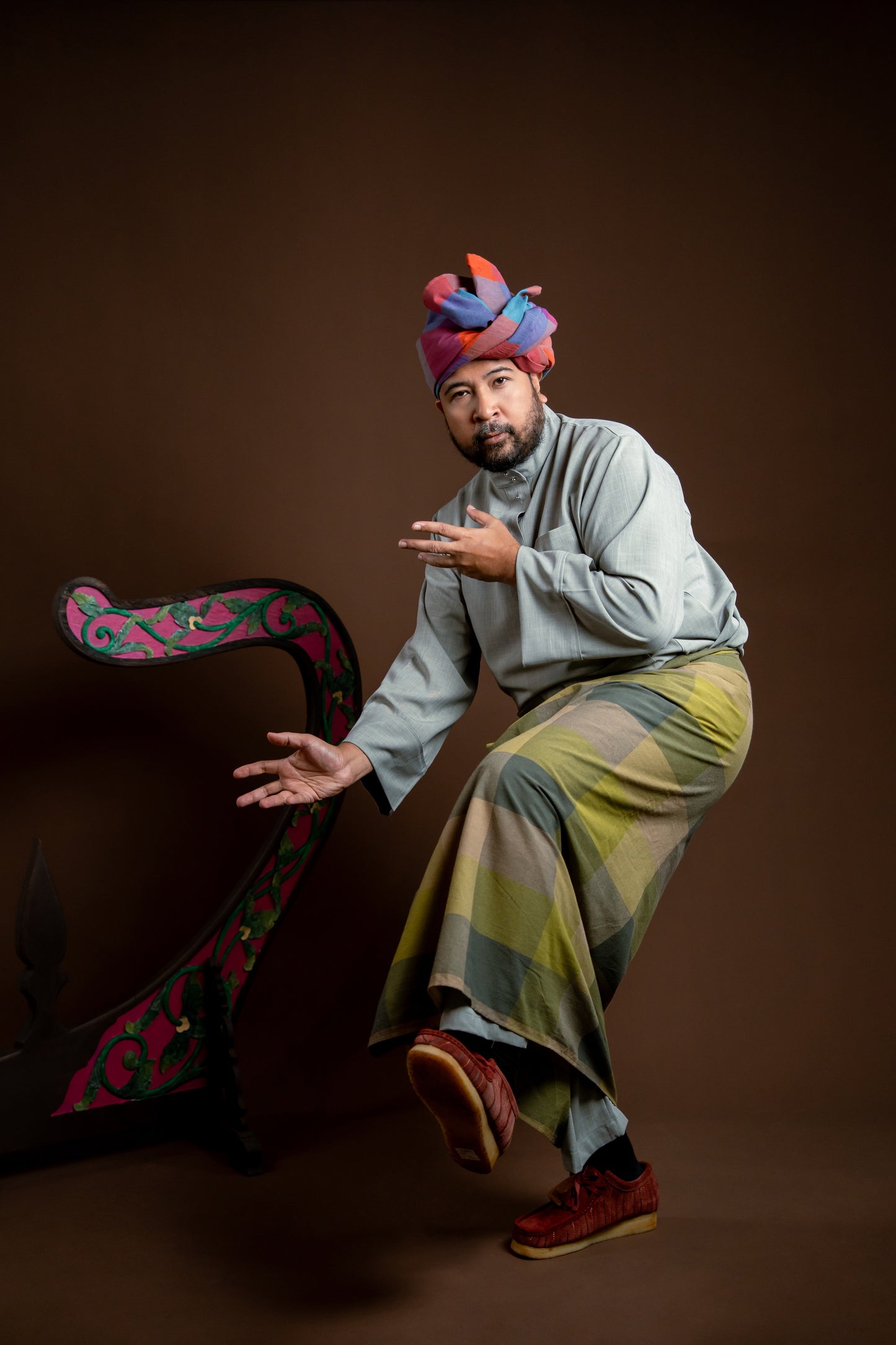 Baju Melayu Rindu Jelas Kelabu