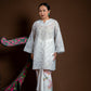 Baju Kurung Rindu Kasih Perak