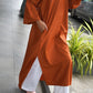 Baju Santai Burnt Orange