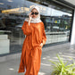 Baju Santai Burnt Orange