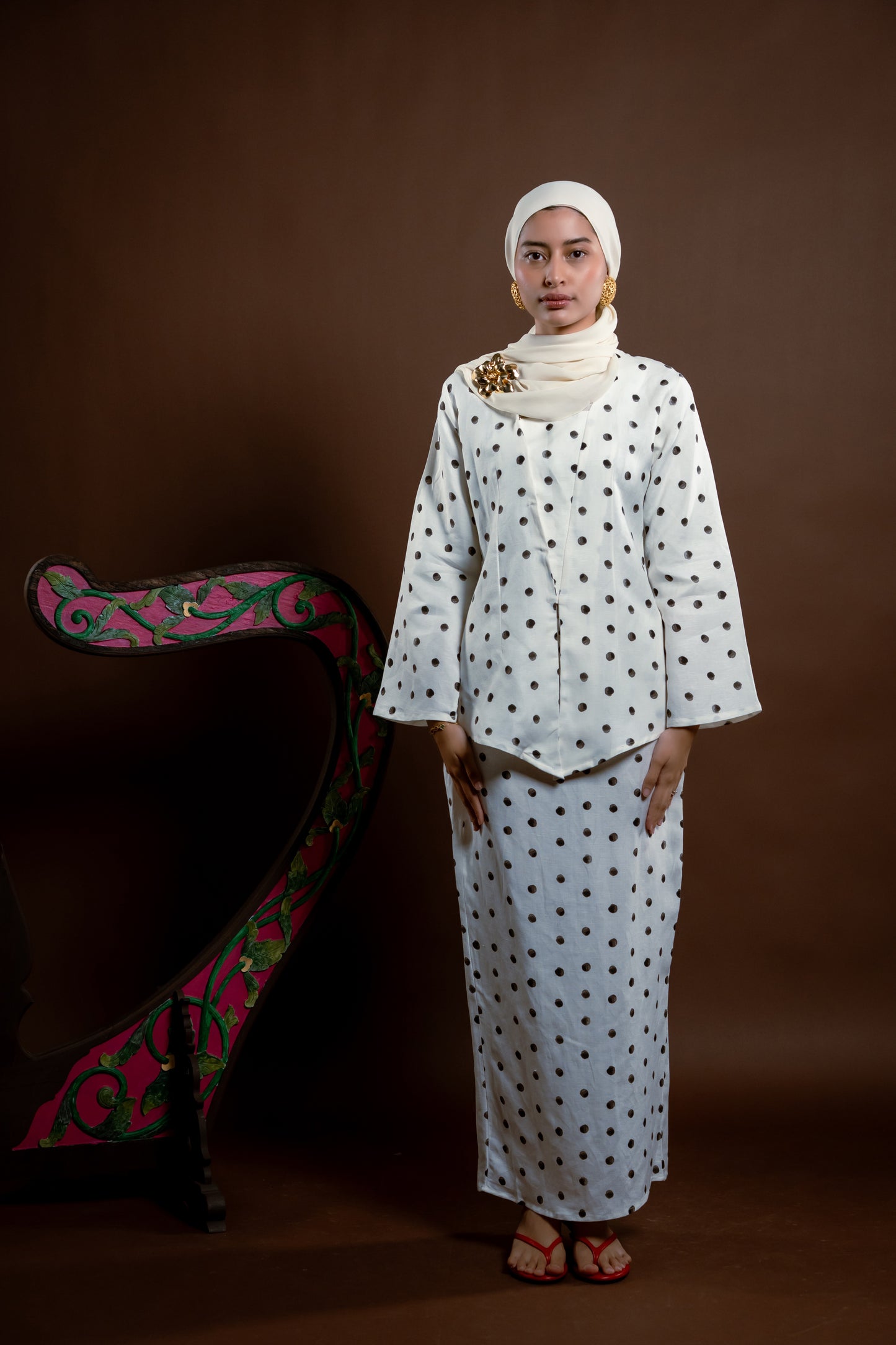 Kebaya Rindu Manja Set Polka