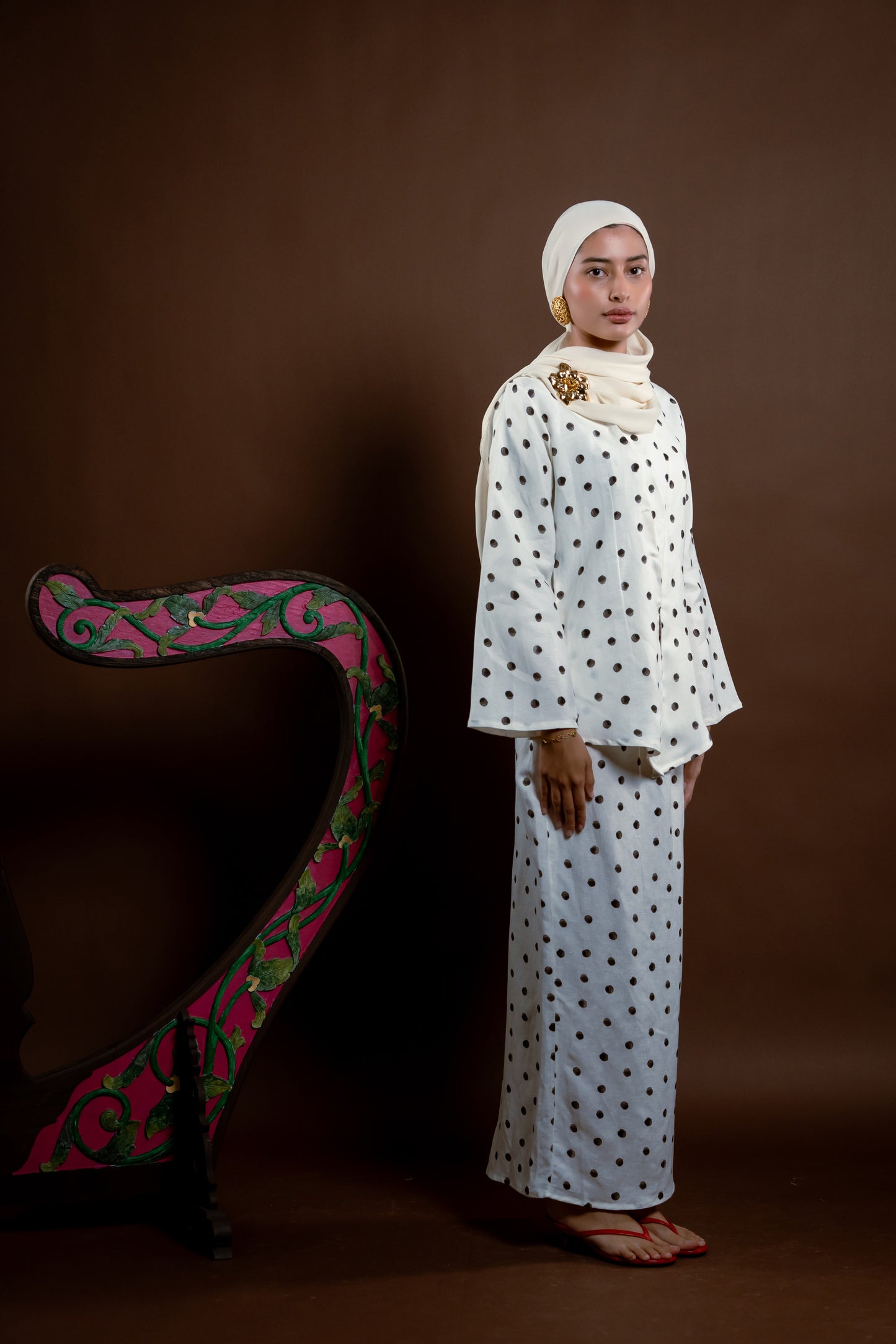 Kebaya Rindu Manja Set Polka