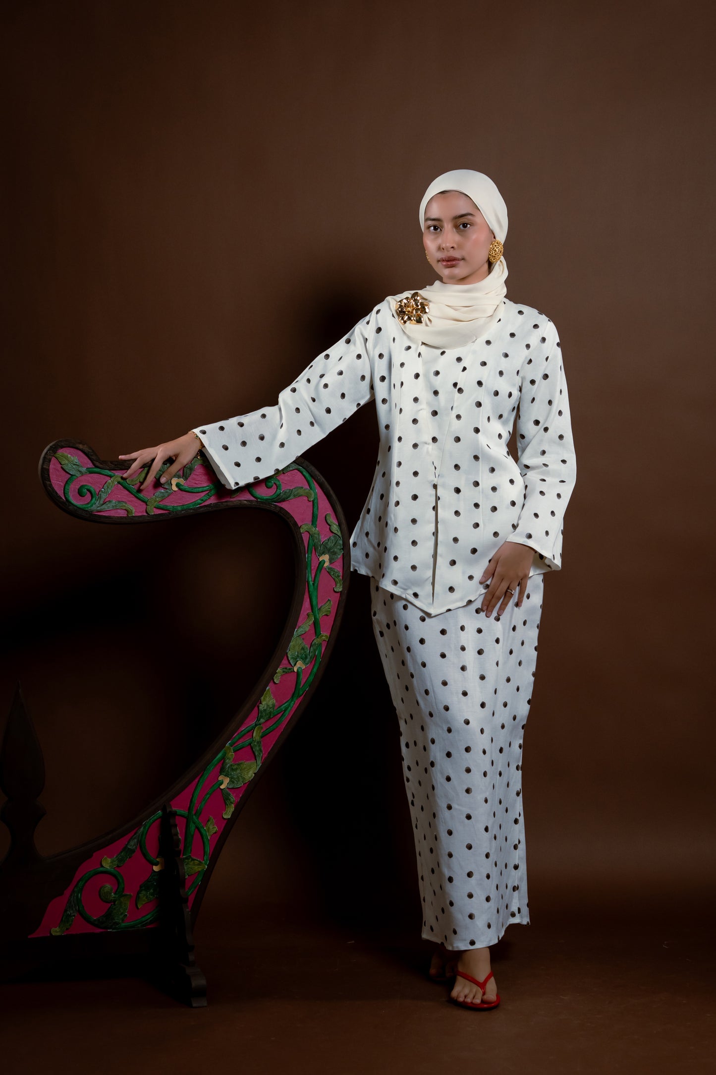Kebaya Rindu Manja Set Polka