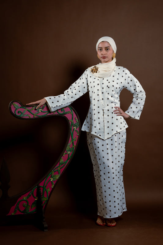 Kebaya Rindu Manja Set Polka