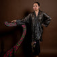 Kebaya Rindu Gema Hitam Metalik