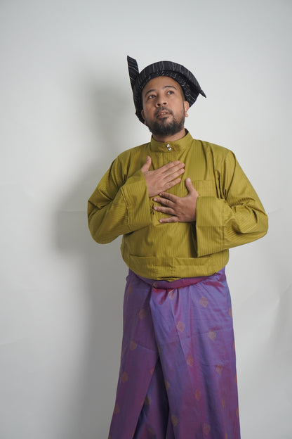 Baju Melayu Belantara Hijau Muda